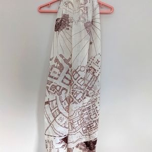 Harry Potter Marauders' Map scarf